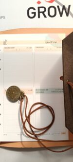 Life Planner- Linen Leather Cover - Image 2